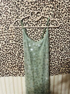 SHEIN Mermaid Sequin Maxi Dress